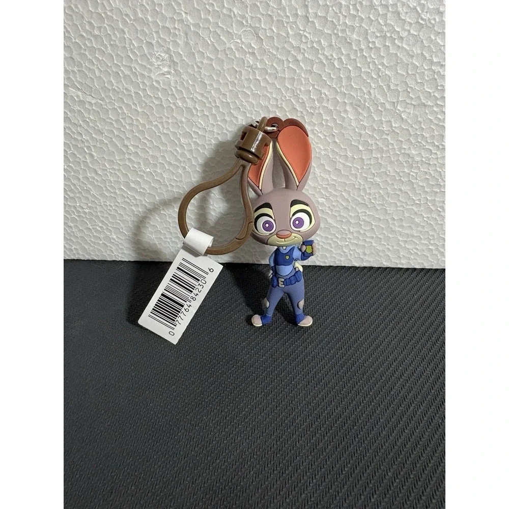 Disney Zootopia Monogram Judy Hopps 3D Foam Bag Clip Keychain